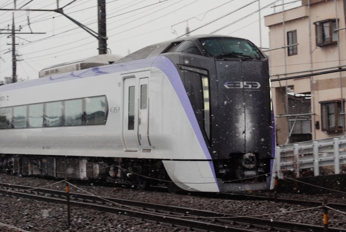 鉄道フォト・写真：JR東日本E353系電車 かいじ クハE353-15 金手駅 鉄道フォト・写真 by Tetsuotaさん - 撮影日 2024/02/25 14:23