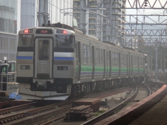 JR北海道 キハ201系 ニセコライナー(快速) キハ201-102 鉄道フォト・写真 by kuro鉄道チャンネルさん 札幌駅：2024年07月15日17時ごろ