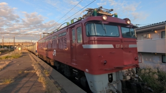 JR東日本 国鉄EF81形電気機関車 EF81-140 鉄道フォト・写真 by Suicaさん 羽後牛島駅：2023年10月24日16時ごろ