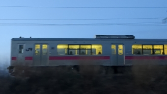 JR東日本701系電車 鉄道フォト・写真 by Suicaさん 羽後牛島駅：2023年12月11日16時ごろ