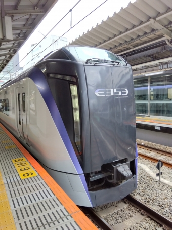 JR東日本E353系電車 あずさ(特急) 鉄道フォト・写真 by くろしお1号さん 新宿駅 (JR)：2023年03月24日13時ごろ