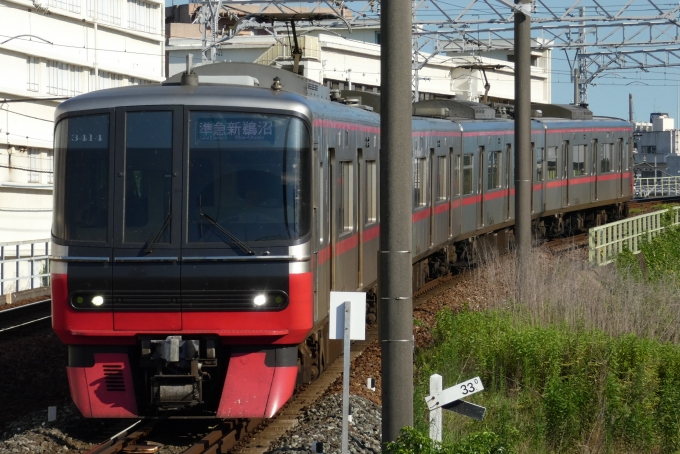 鉄道フォト・写真：名古屋鉄道 名鉄3300系電車(3代) 3414 神宮前駅 鉄道フォト・写真 by とざまいさん - 撮影日 2024/07/07 16:37