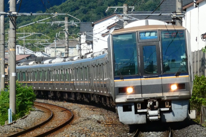 鉄道フォト・写真：JR西日本207系電車 クハ206-2013 河内磐船駅 鉄道フォト・写真 by とざまいさん - 撮影日 2024/08/08 15:26