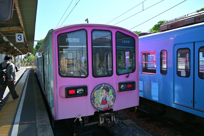 鉄道フォト・写真：近江鉄道  1808 高宮駅 (滋賀県) 鉄道フォト・写真 by 勝手きままさん - 撮影日 2024/05/03 14:29