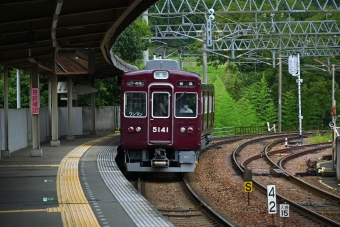 能勢電鉄 5141 鉄道フォト・写真 by 勝手きままさん 山下駅 (兵庫県)：2023年08月25日11時ごろ