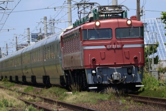 JR東日本 国鉄EF81形電気機関車 カシオペア紀行(特急) 鉄道フォト・写真 by 東北ラインさん 名取駅 (JR)：2024年06月16日11時ごろ