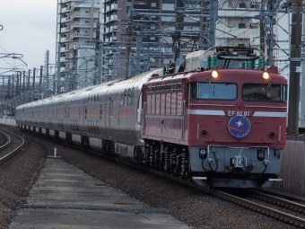 JR東日本 国鉄EF81形電気機関車 カシオペア(特急) 鉄道フォト・写真 by 東北ラインさん 長町駅 (JR)：2024年01月07日15時ごろ