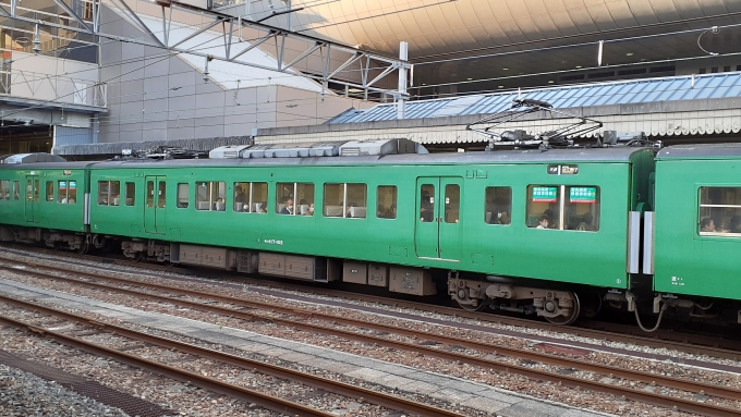 JR西日本 モハ117形 モハ117-102 鉄道フォト・写真 by トリテツノワグマさん 京都駅 (JR)：2021年10月30日16時ごろ