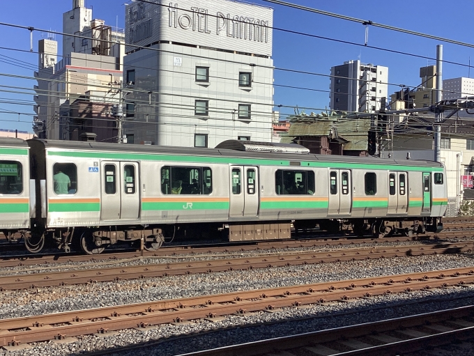 鉄道フォト・写真：JR東日本E231系電車 クハE230-8007 鶯谷駅 鉄道フォト・写真 by トリテツノワグマさん - 撮影日 2023/12/23 12:57