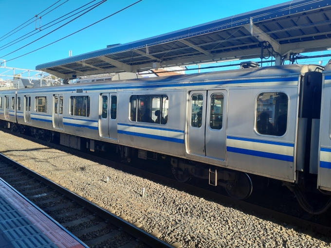 鉄道フォト・写真：JR東日本E217系電車 モハE216-2002 津田沼駅 鉄道フォト・写真 by トリテツノワグマさん - 撮影日 2023/12/22 08:53