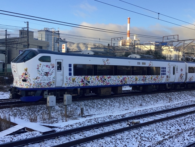 鉄道フォト・写真：JR西日本281系電車 はるか クロ280-6 石山駅 鉄道フォト・写真 by トリテツノワグマさん - 撮影日 2024/01/25 07:33