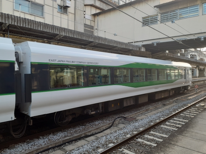 JR東日本 クハE256形 あかぎ(特急) クハE256-5510 鉄道フォト・写真 by トリテツノワグマさん 高崎駅 (JR)：2023年12月24日08時ごろ