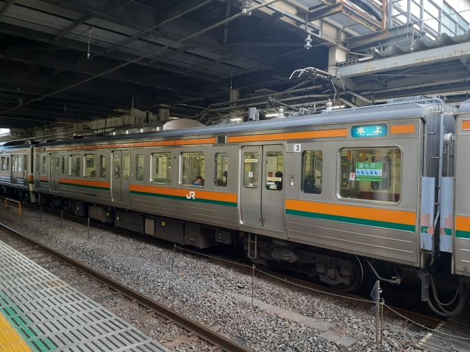 鉄道フォト・写真：JR東日本 国鉄211系電車 クモハ211-3019 高崎駅 (JR) 鉄道フォト・写真 by トリテツノワグマさん - 撮影日 2023/12/24 08:23