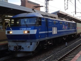 JR貨物 EF210形 EF210-119 鉄道フォト・写真 by トリテツノワグマさん 京都駅 (JR)：2022年10月27日06時ごろ