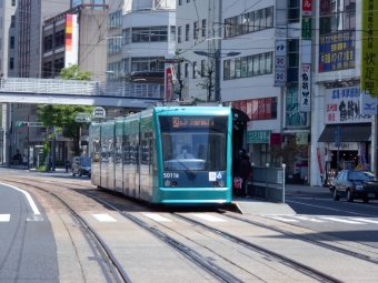 広島電鉄 広電5000B形(Mc) 5011B 鉄道フォト・写真 by 1700さん 銀山町停留場：2022年05月03日14時ごろ