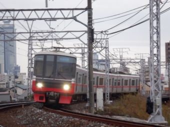 名古屋鉄道 名鉄モ3400形 3403 鉄道フォト・写真 by 1700さん 東枇杷島駅：2023年11月12日08時ごろ