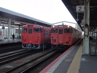 JR西日本 キハ47形 キハ47 165 鉄道フォト・写真 by すいか1万個さん 鳥取駅：2022年12月27日16時ごろ