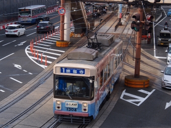 長崎電気軌道1300形 鉄道フォト・写真