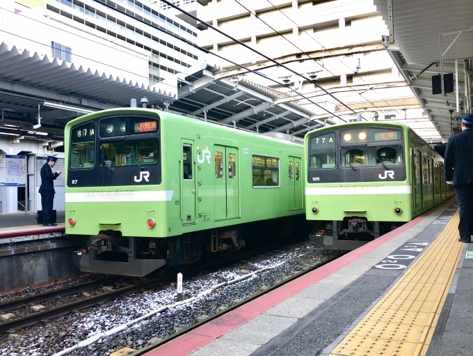 鉄道フォト・写真：JR西日本 国鉄201系電車 天王寺駅 (JR) 鉄道フォト・写真 by tristar94さん - 撮影日 2018/02/12 09:17