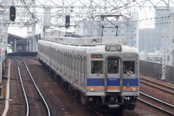 南海電鉄 南海6000系電車 6007 鉄道フォト・写真 by こやじじいさん 今宮戎駅：2015年08月10日15時ごろ