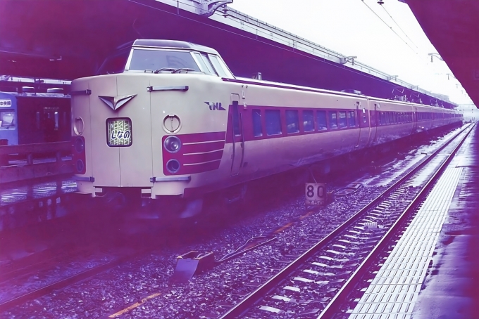 鉄道フォト・写真：国鉄381系電車 名古屋駅 (JR) 鉄道フォト・写真 by こやじじいさん - 撮影日 1981/03/25 12:23