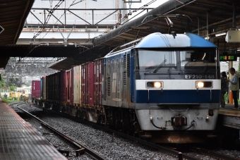 JR貨物 EF210形 EF210-148 鉄道フォト・写真 by Chūō Sōbu Lineさん 大船駅 (JR)：2023年10月09日10時ごろ