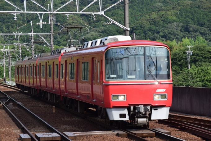 鉄道フォト・写真：名古屋鉄道 名鉄3500系電車 3634 本宿駅 (愛知県) 鉄道フォト・写真 by 中部の小8さん - 撮影日 2024/06/29 16:21