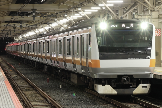 鉄道フォト・写真：JR東日本E233系電車 クハE232-41 国立駅 鉄道フォト・写真 by らむちさん - 撮影日 2024/06/04 21:04