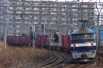 JR貨物 EF210形 EF210-303 鉄道フォト・写真 by 大阪のうららさん 岸辺駅：2024年02月04日09時ごろ